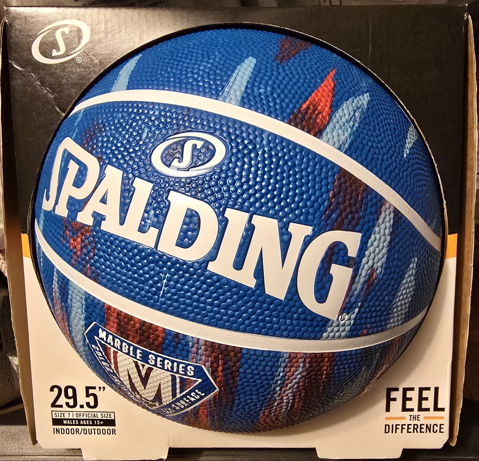 Spalding Marble Series Multi-Color Basketball Full Size 7