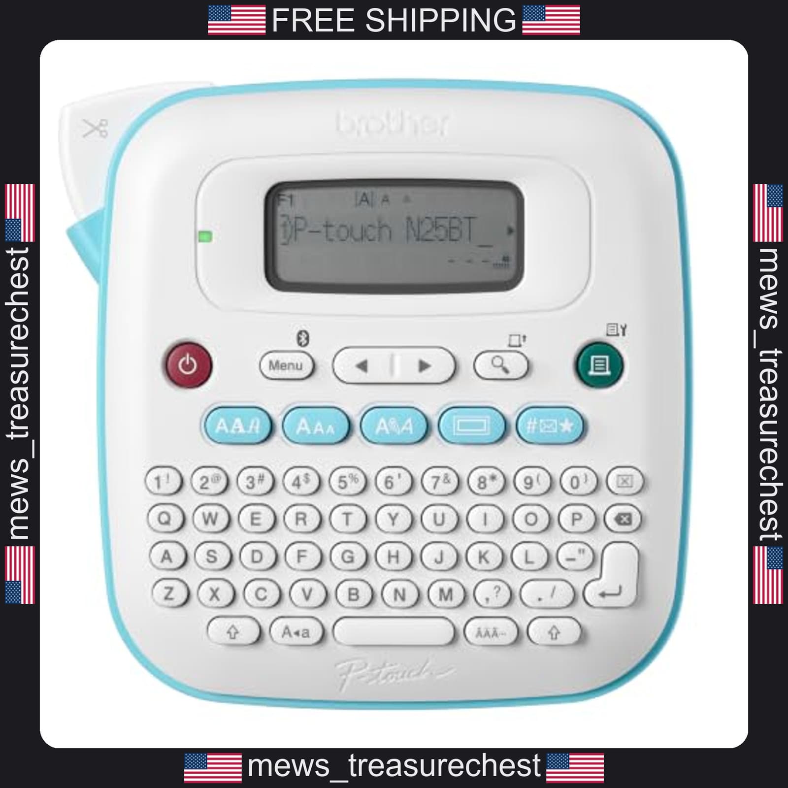 Brother P-Touch N25BT Bluetooth Label Maker with 3 Tapes and App