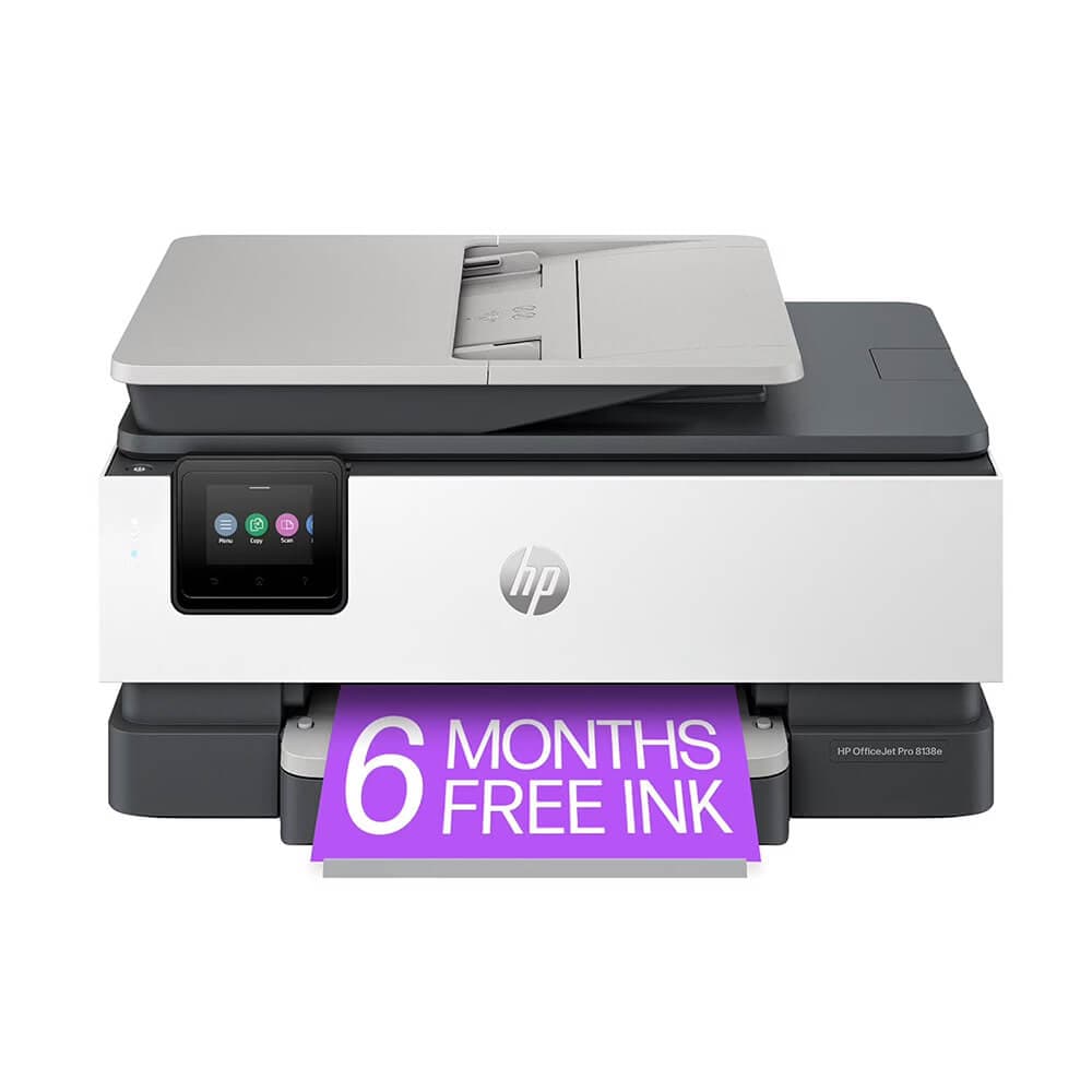 HP OfficeJet Pro 8138e Wireless All-In-One Color Inkjet Printer 