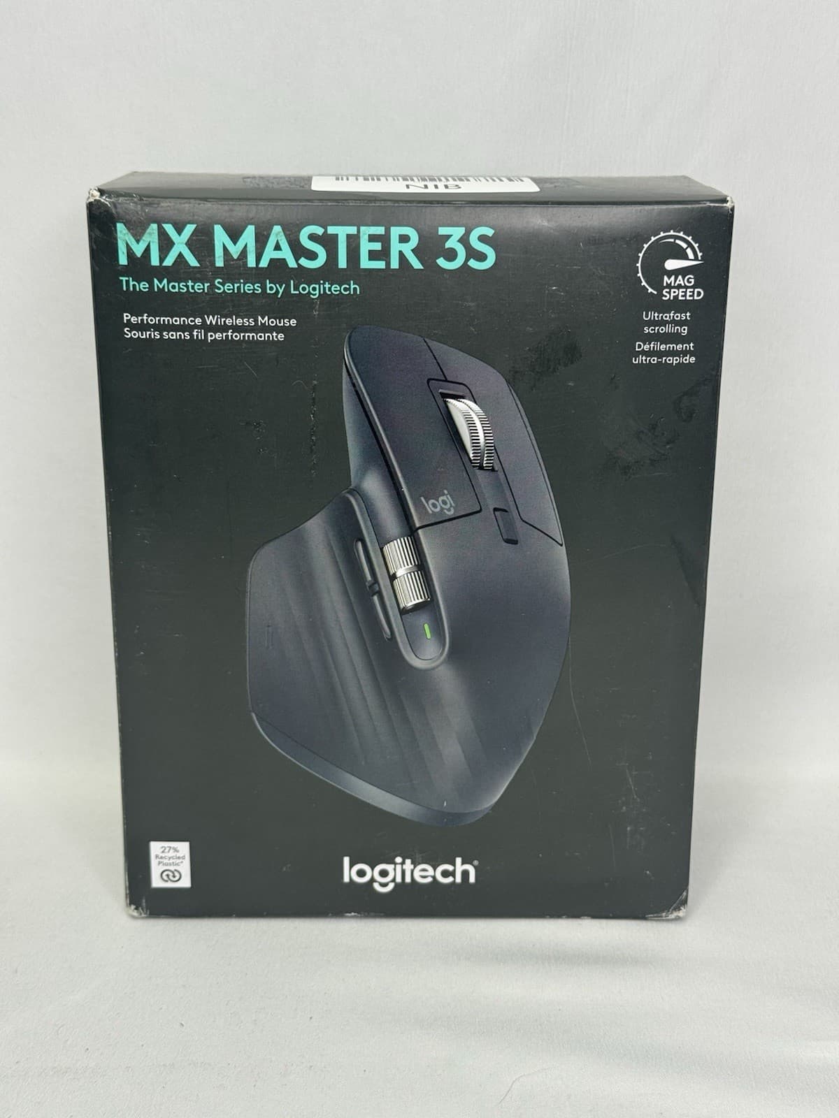 Logitech MX Master 3S Wireless Mouse Graphite Magspeed Scroll Wheel - SEALED